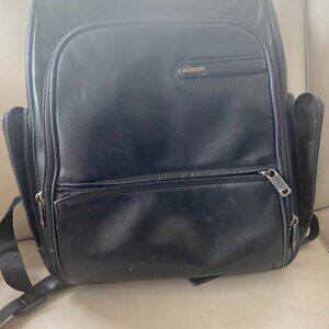 Tumi Computer Backpack - Black Leather